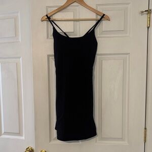 Halara Black Workout Exercise Dress XL (built-in shorts)